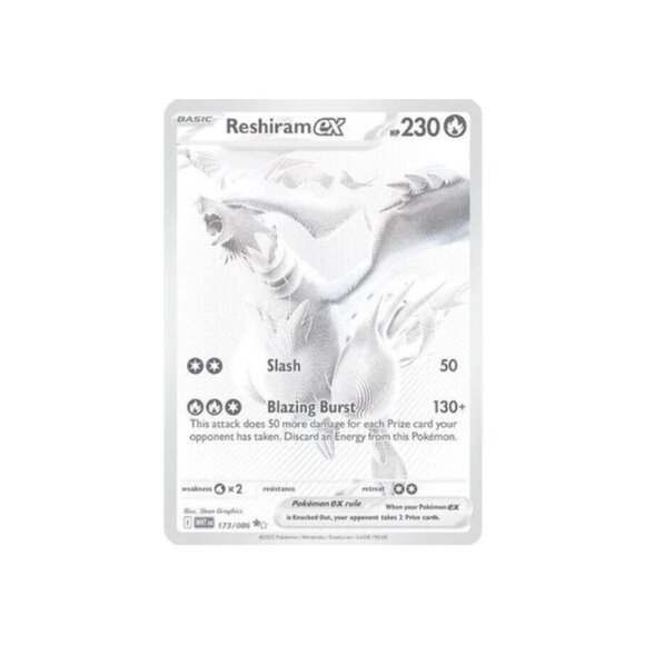 Pokémon TCG: SV White Flare - Reshiram ex - 173/086 (Secret Black-White Rare) - Picture 1 of 1